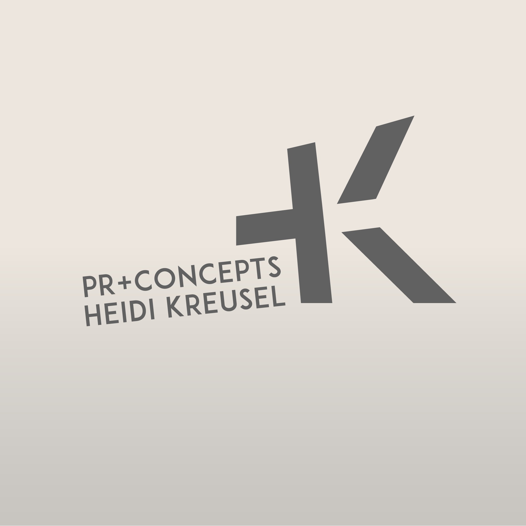Logo Design PR+Concepts Heidi Kreusel